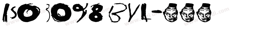 ISO 3098 BVL字体转换